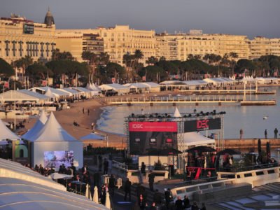 MIPIM vue depuis la croisette à Cannes.