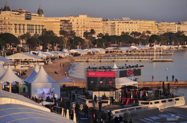 MIPIM vue depuis la croisette à Cannes.