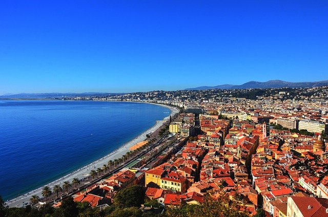 Vue de la ville de Nice.